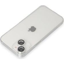 Newface iPhone 14 Kılıf Luko Lens Silikon - Gümüş