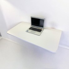 Mobilyacın Açılır Kapanır Çalışma Masası Mutfak Masası Katlanır Duvar Masası Beyaz 45X60