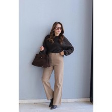 Purple By Banu Süet Pantolon