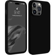 Newface iPhone 15 Pro Max Kılıf First Silikon - Siyah