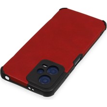 Newface Xiaomi Redmi Note 12 5g Kılıf Loop Deri Silikon - Kırmızı