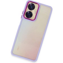 Newface Realme C55 Kılıf Dora Kapak - Lila