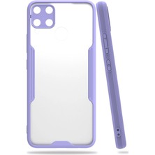 Newface Realme C15 Kılıf Platin Silikon - Lila