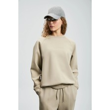Lufian Kadın Alice Örme Bej Sweatshirt 122030016