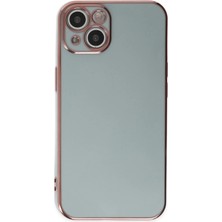 Newface iPhone 13 Kılıf Volet Silikon - Açık Yeşil