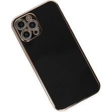 Newface iPhone 12 Pro Kılıf Volet Silikon - Siyah