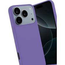 Newface Apple iPhone 17 Pro First Silikon - Lila