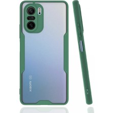 Newface Xiaomi Poco F3 Kılıf Platin Silikon - Yeşil