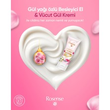 Rosense Besleyici El ve Vücut Gül Kremi 75 ml