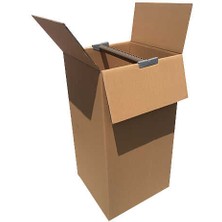 Koliciabla Askılı Elbise Kolisi (55X55X105 Cm) - Taşınabilir Gardırop & Ütü Bozmayan Nakliye Kutusu