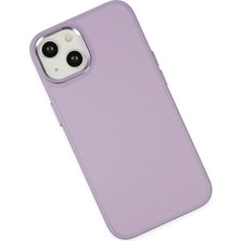 Newface iPhone 14 Plus Kılıf Asya Deri Silikon - Lila