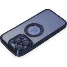 Newface iPhone 15 Pro Max Kılıf Slot Silikon - Lacivert