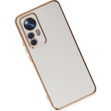 Newface Xiaomi Mi 12T Pro Kılıf Volet Silikon - Beyaz