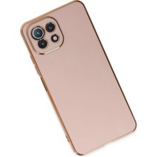 Newface Xiaomi Mi 11 Lite Kılıf Volet Silikon - Pembe