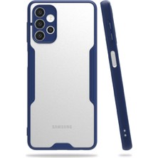 Newface Samsung Galaxy A72 Kılıf Platin Silikon - Lacivert