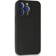 Newface iPhone 14 Pro Max Kılıf First Silikon - Siyah