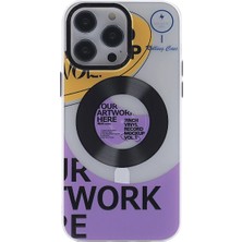 Newface iPhone 14 Pro Max Kılıf Apollo Magneticsafe Desenli Kapak - Apollo Şeffaf - 6