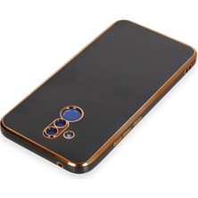 Newface Huawei Mate 20 Lite Kılıf Volet Silikon - Siyah