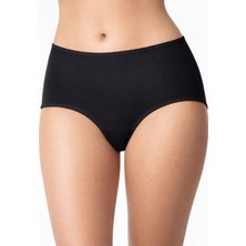 Organickid Ease Kadın Siyah Yüksek Bel Slip Külot 2'li Set