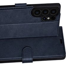 Newface Samsung Galaxy S26 Ultra Trend S Plus Kapaklı Kılıf - Lacivert