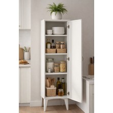 Mobilyacın Mutfak - Banyo Çok Amaçlı Dolap 4 Raflı