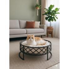 Missidea Kedi Köpek Yatağı El Işçiliği Antrasit