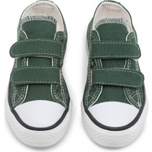 Tonny Black Çocuk Unisex Haki Rahat Kalıp Çift Bantlı Ayakkabı