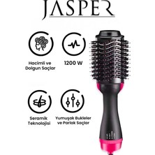 Özgürce Saç Şekillendirme Fön Tarağı ve Yüz Temizleme Pedi Seti