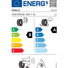 Pirelli Cinturato All Season Sf3 245/45R18 100Y Xl M+S 3pmsf Oto 4 Mevsim Lastiği (Üretim Yılı: 2025)
