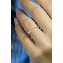 Yılan Model Yüzük 14 Ayar A080556