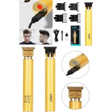 Normadia Ince Tasarım Profesyonel Gold Tıraş Makinesi Seti ve 4 Taraklı Akıllı Makas