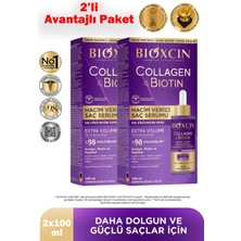 Bioxcin Saç Serum Collagen Biotin 100 ml 2 Adet
