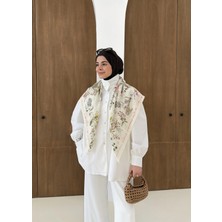 Moda Aksa Dik Yaka Gömlek Beyaz