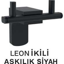 Onno Leon Ikili Askılık Siyah