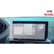 Uniqanatolia Peugeot Partner 2025-2026 Navigasyon ve Multimedya Uyumlu Mat Ekran Koruyucu