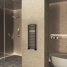 Radiva - Naxos Dekoratif Havlupan 500X1193 Mat Siyah Outlet - 1NAX05001193B3MS-