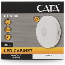Cata CT-5180 Sensörlü Şarjlı LED Dolap Içi Aydınlatma