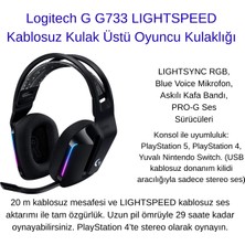 Logitech Kablosuz Kulak Üstü Oyuncu Kulaklığı + Logitech Kablolu Oyuncu Mouse Hediye