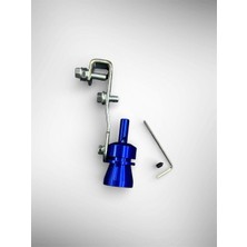 Islık Egzoz Aparatı Islık Sesi Çıkartan Egzoz Aparatı Mavi Tüm Araçlara Uyumlu