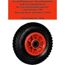 Tekerlek Şişme Plastik Jantlı 300-4MM