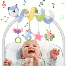 Schulzz Figürlü Yenidoğan Bebek Puset Beşik  Yatak Çıngırağı Bebek Arabası Uyumlu Duyusal Oyuncaklar