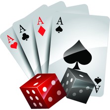 Sticker Usta Iskambil Kağıdı Kare As Poker Zar Araba Oto Motosiklet Sticker 00093