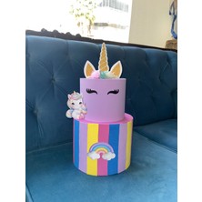 Ayrıntı Dünyası Unicorn Temalı Maket Pasta