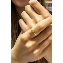 Ravi Pırlanta Taşlı Sonsuzluk Yüzük 14 Ayar A064398