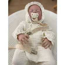 Tly Home Textiles Natural Emzik Askısı %100 Pamuk Bebek Aksesuarı Dayanıklı ve Elde Yıkanabilir