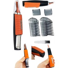 Normadia Taşınabilir Akıllı Tıraş Makinesi, 6 Başlıklı, Pilli, Turuncu