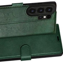 Newface Samsung Galaxy S26 Ultra Trend S Plus Kapaklı Kılıf - Yeşil