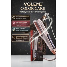 Özgürce Profesyonel Düzleştirici Saç Maşası, 5 Renk Koruma, Keratin Yağlı Seramik