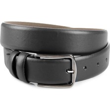 Rizzup Erkek Siyah Klasik 3,5 cm Suni Deri Kemer 1701350