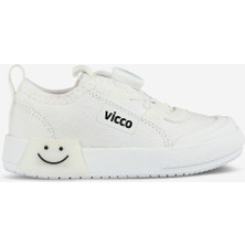 Vicco Unisex Işıklı Akıllı Bağcık Ortopedik Keten Kız Erkek Çocuk Spor Ayakkabı